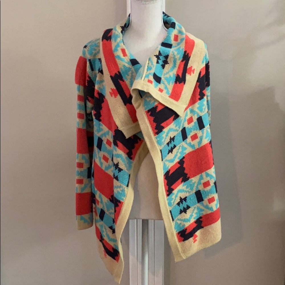 Aztec print sweater
